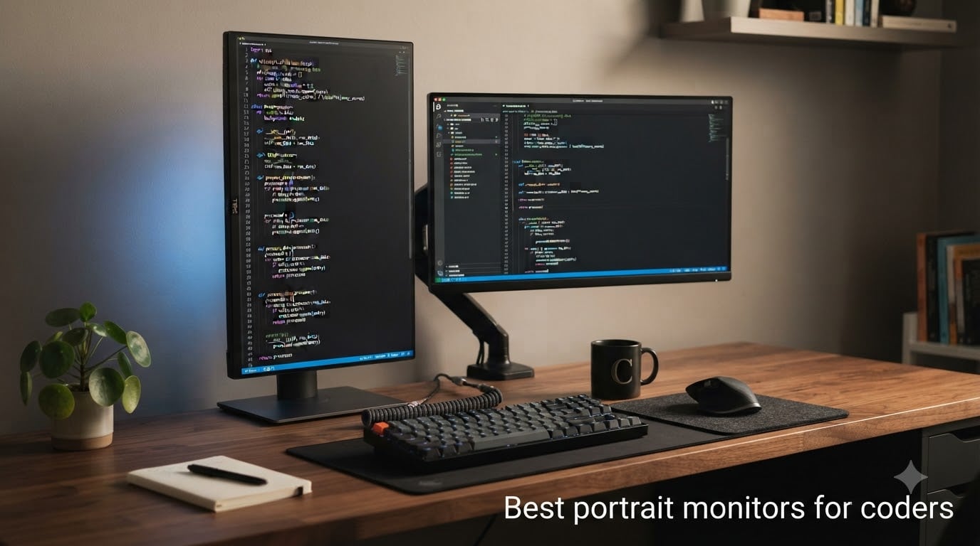 Best portrait monitors for coders