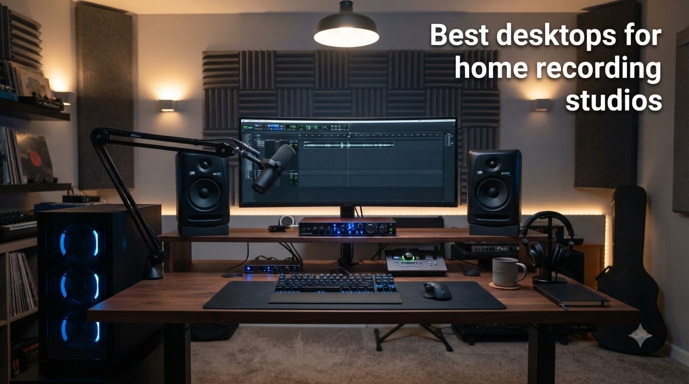 Best desktops for home recording studios