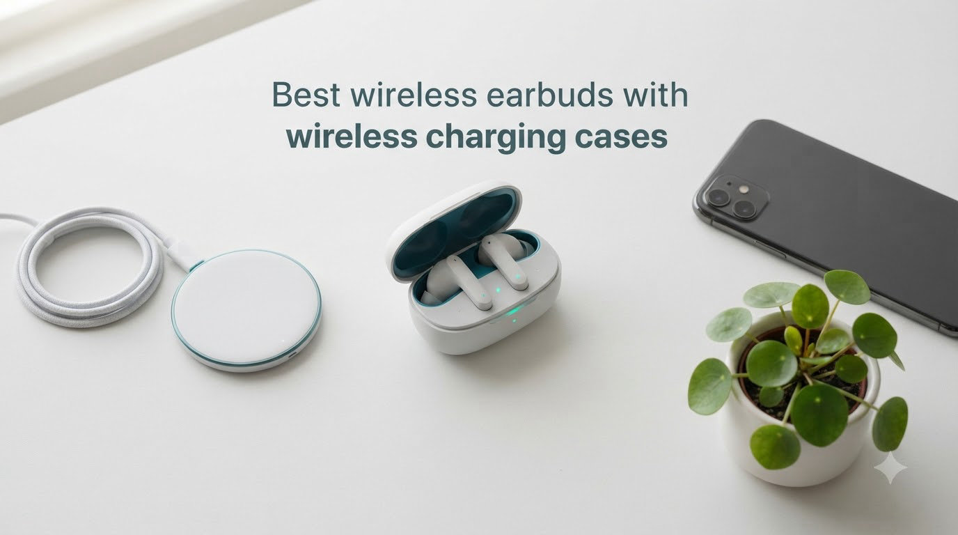 Best wireless earbuds with wireless charging cases