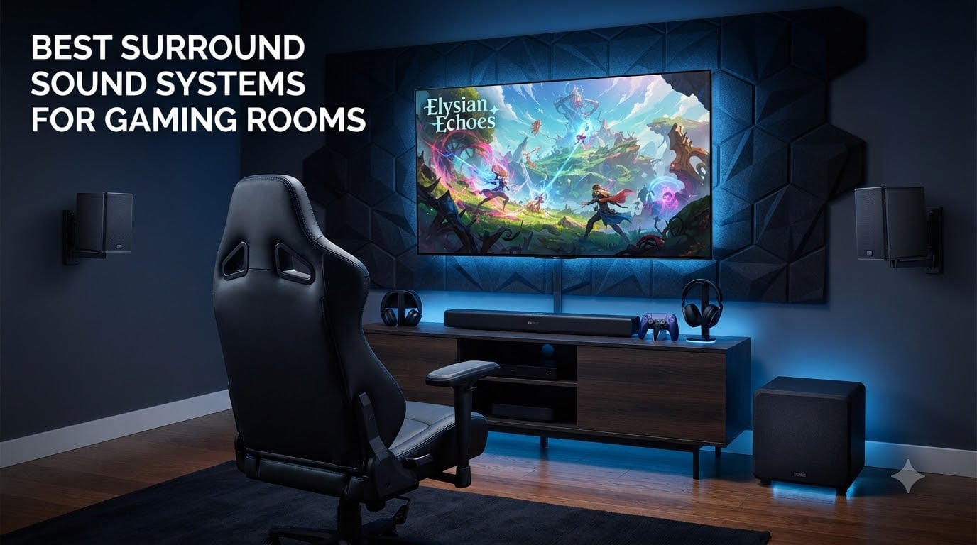 Best surround sound systems for gaming rooms