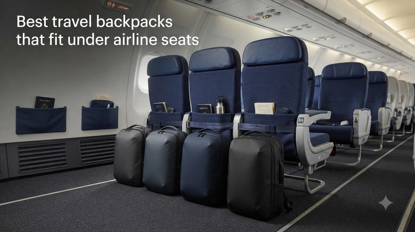 Best travel backpacks that fit under airline seats