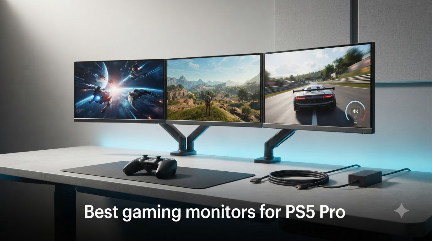 Best gaming monitors for PS5 Pro
