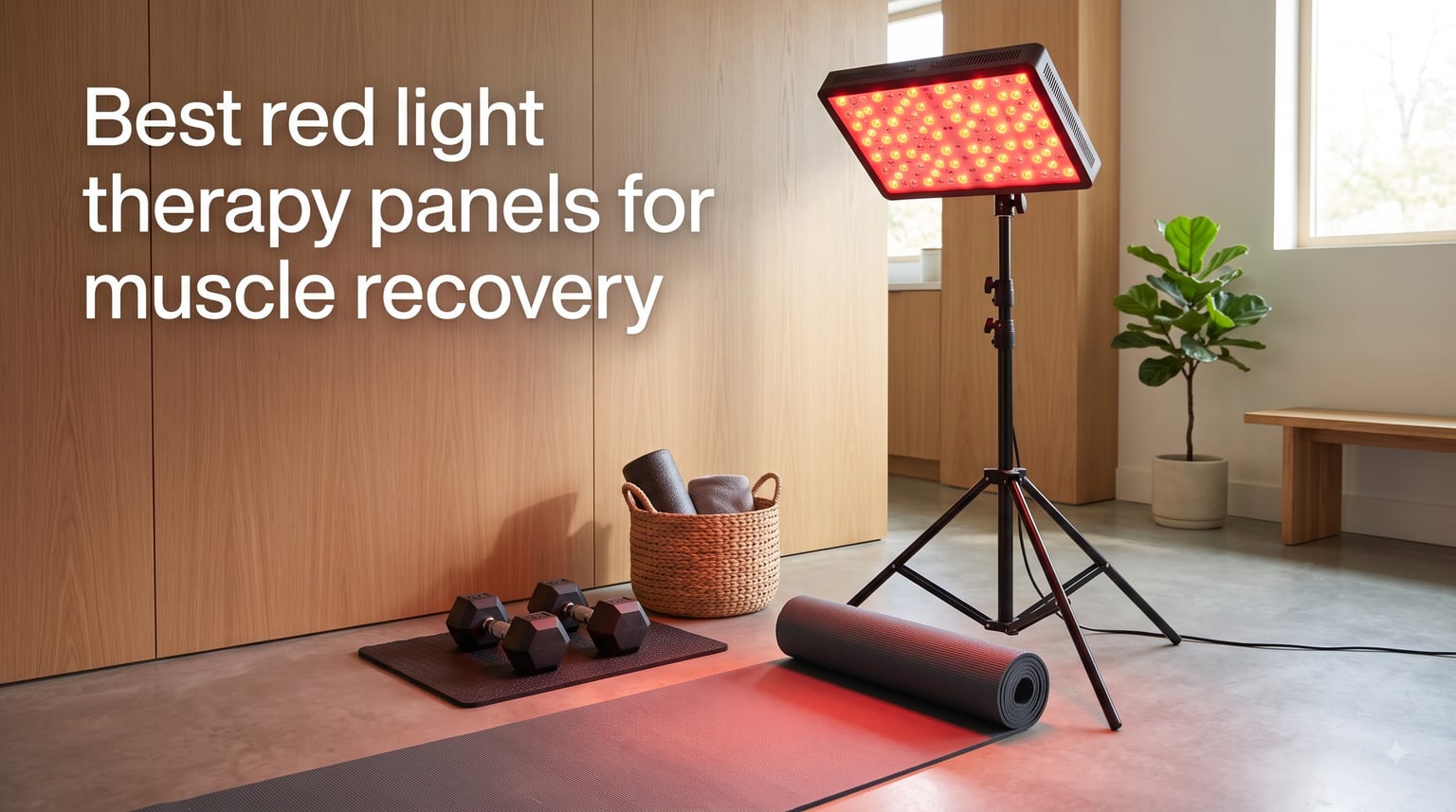 Best red light therapy panels for muscle recovery