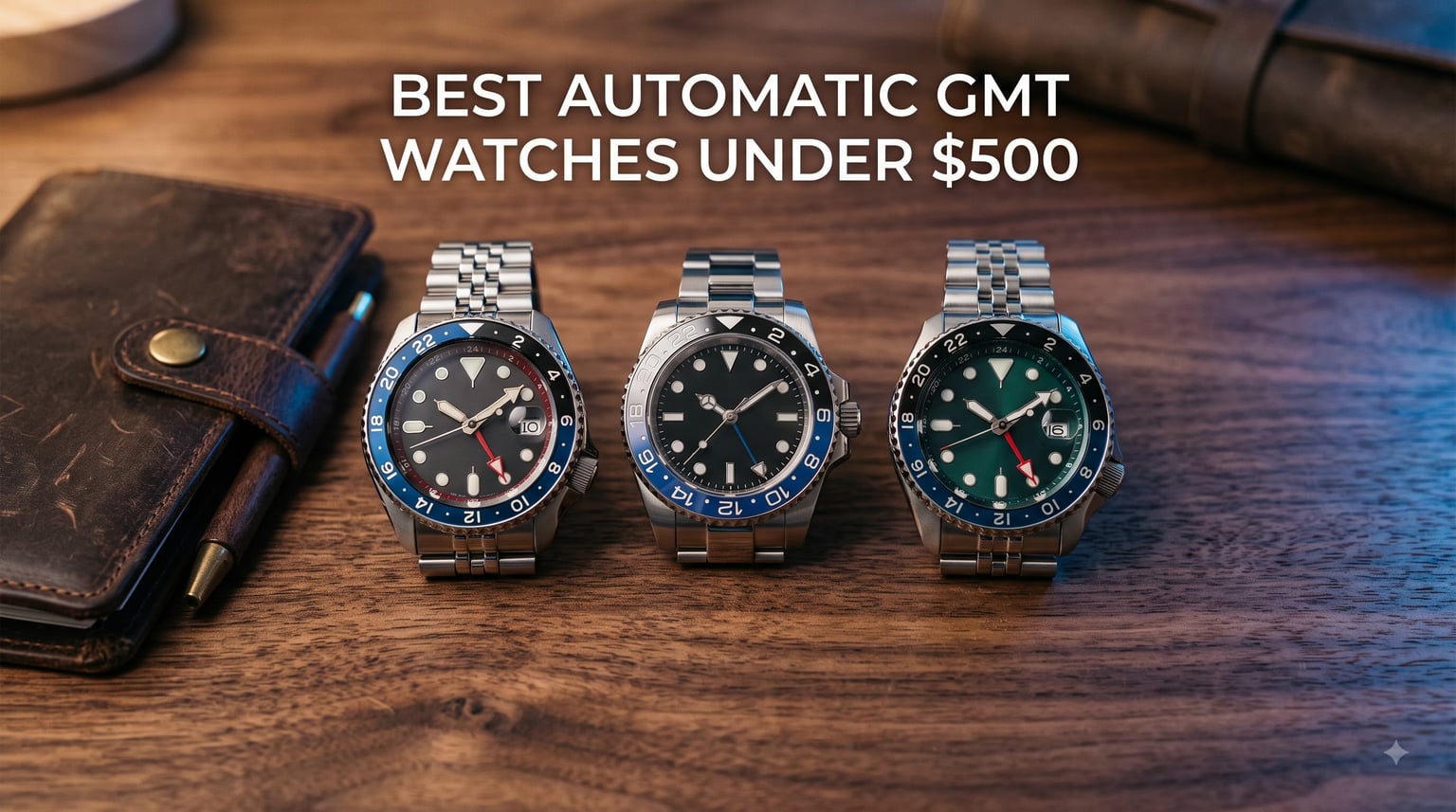 Best automatic GMT watches under $500