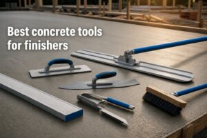 Best concrete tools for finishers