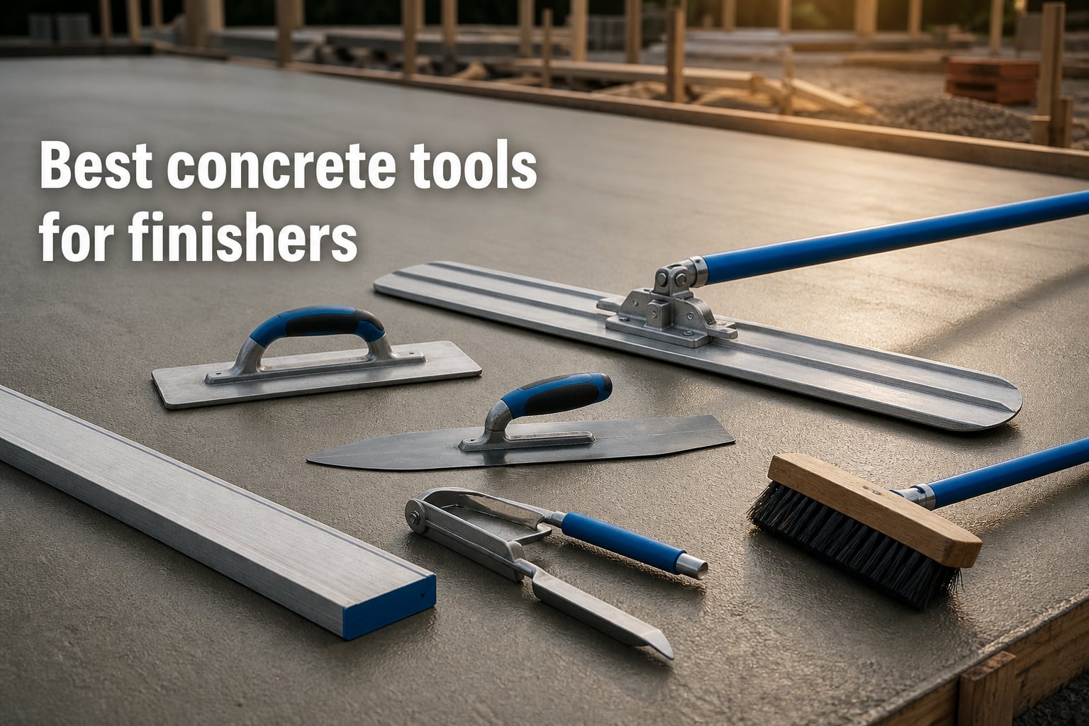 Best concrete tools for finishers
