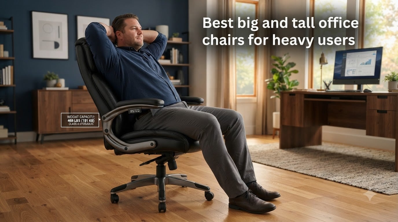 Best big and tall office chairs for heavy users