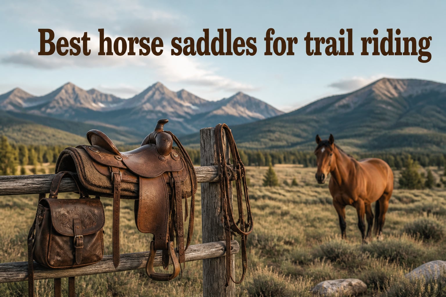 Best horse saddles for trail riding
