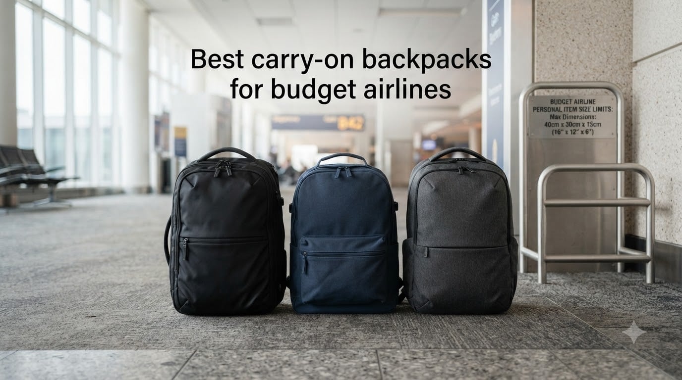 Best carry-on backpacks for budget airlines