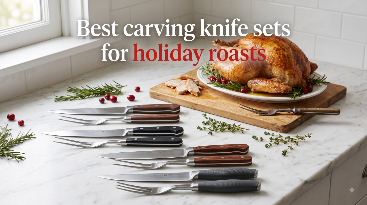Best carving knife sets for holiday roasts