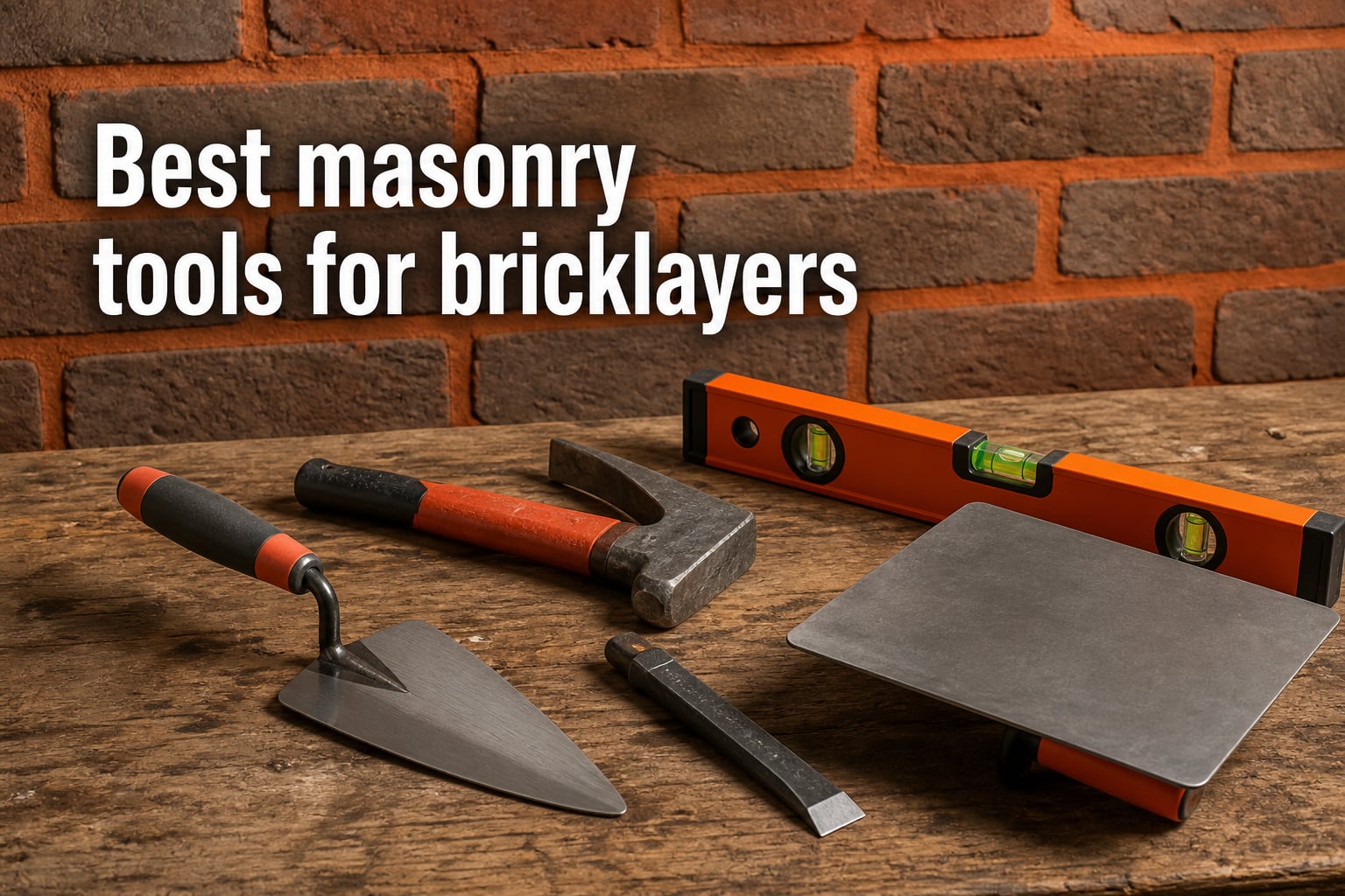 Best masonry tools for bricklayers