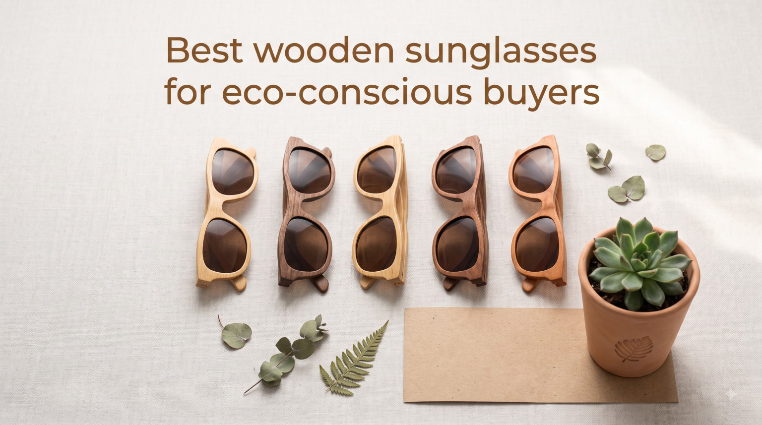 Best wooden sunglasses for eco-conscious buyers