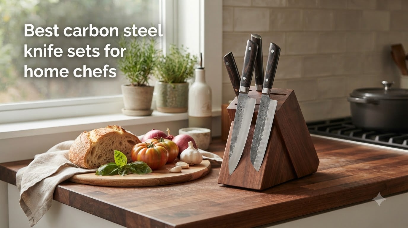 Best carbon steel knife sets for home chefs