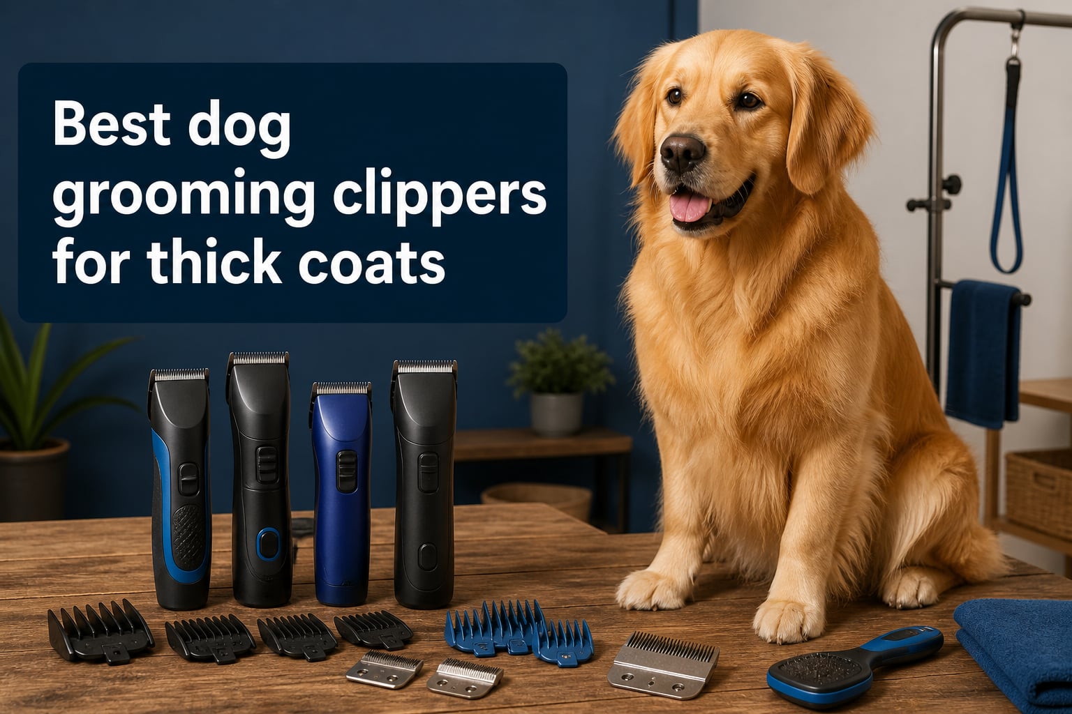 Best dog grooming clippers for thick coats
