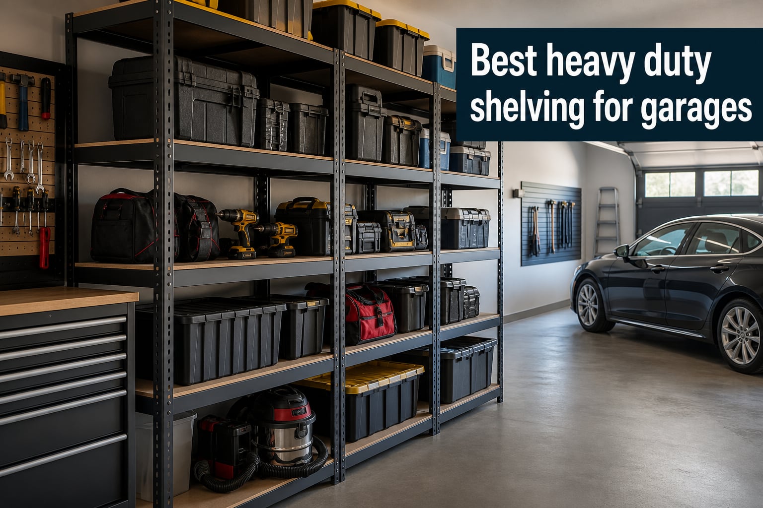 Best heavy duty shelving for garages
