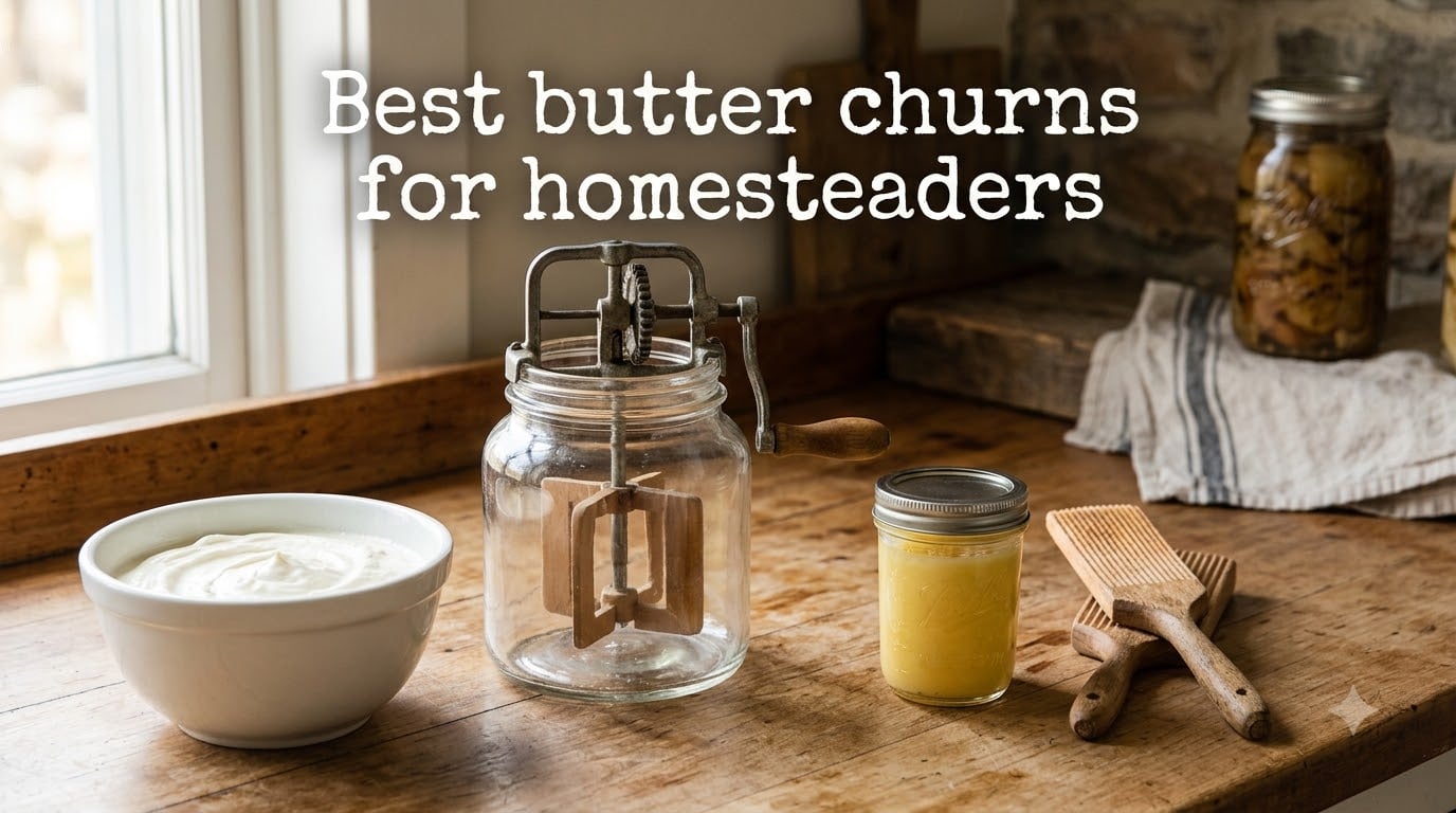 Best butter churns for homesteaders