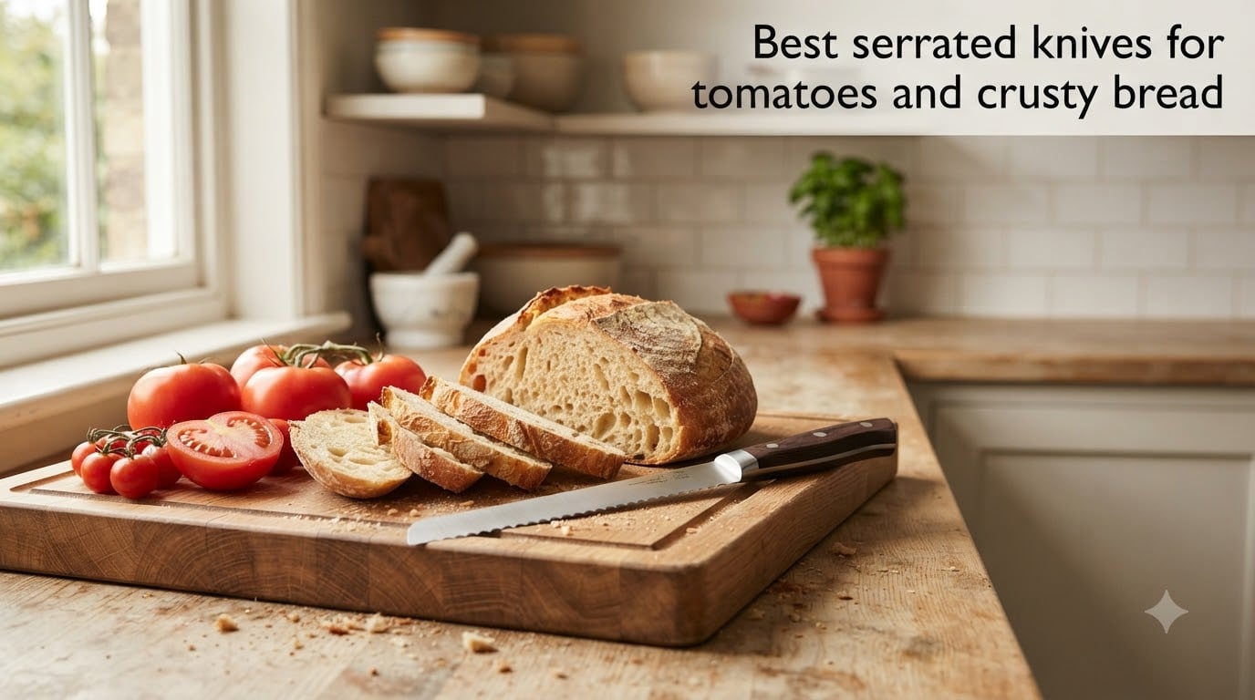 Best serrated knives for tomatoes and crusty bread