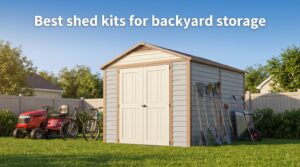 Best shed kits for backyard storage
