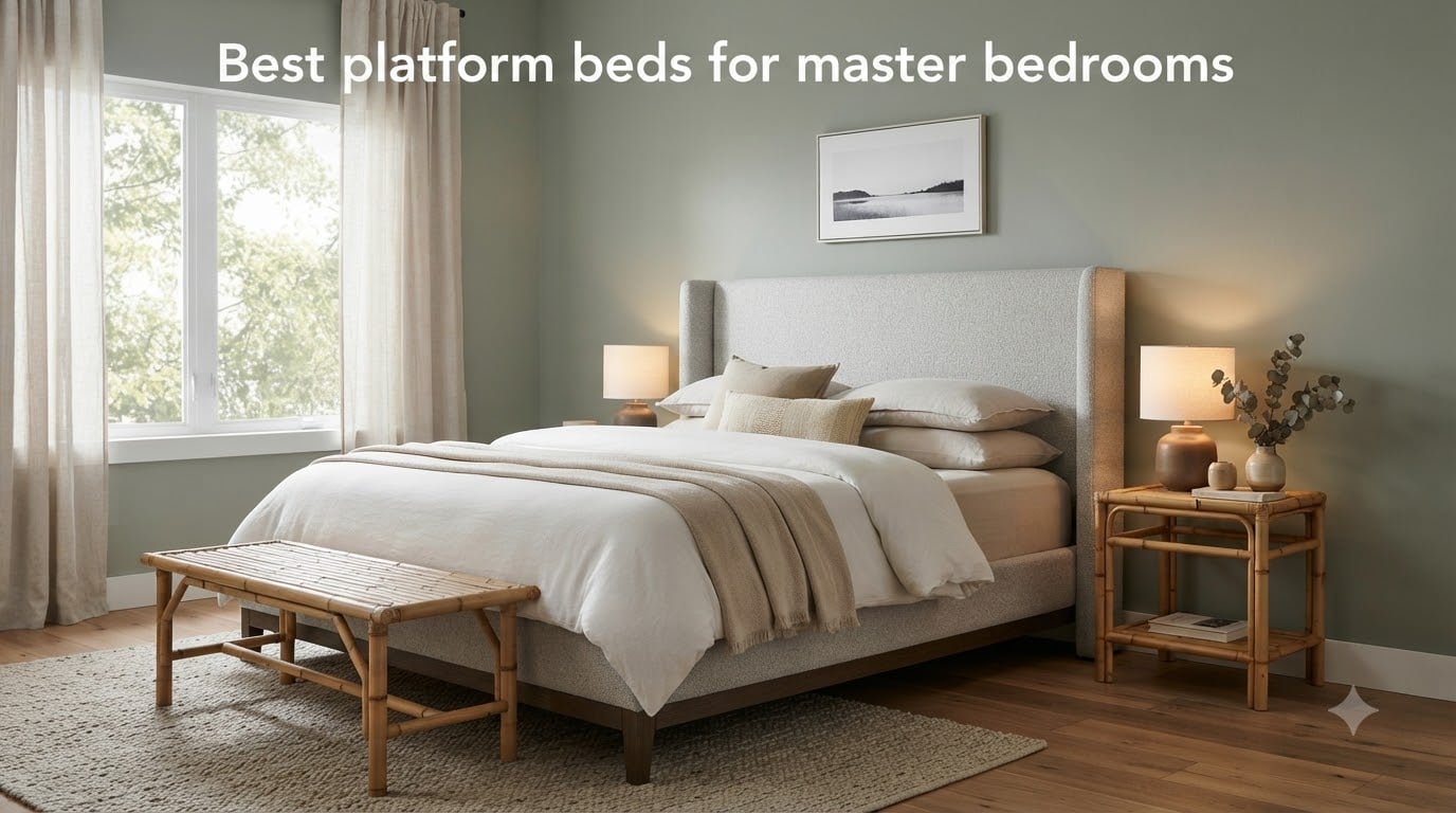 Best platform beds for master bedrooms