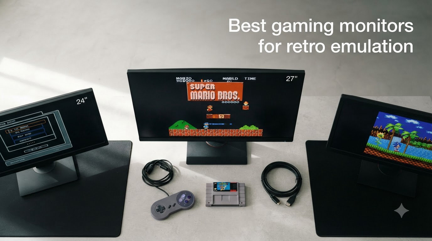 Best gaming monitors for retro emulation