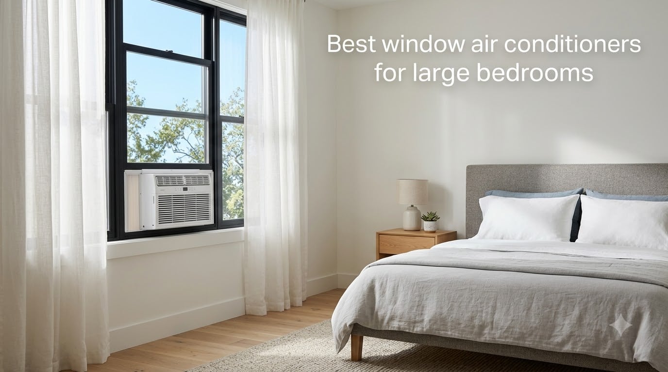 Best window air conditioners for large bedrooms