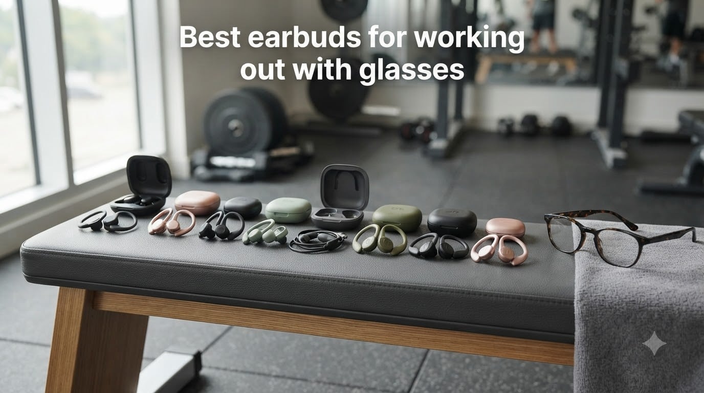 Best earbuds for working out with glasses