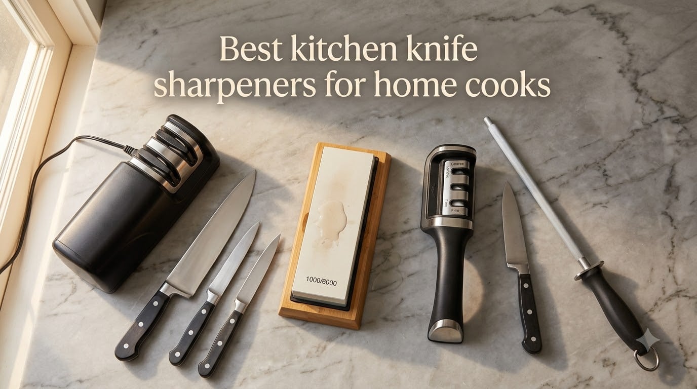 Best kitchen knife sharpeners for home cooks