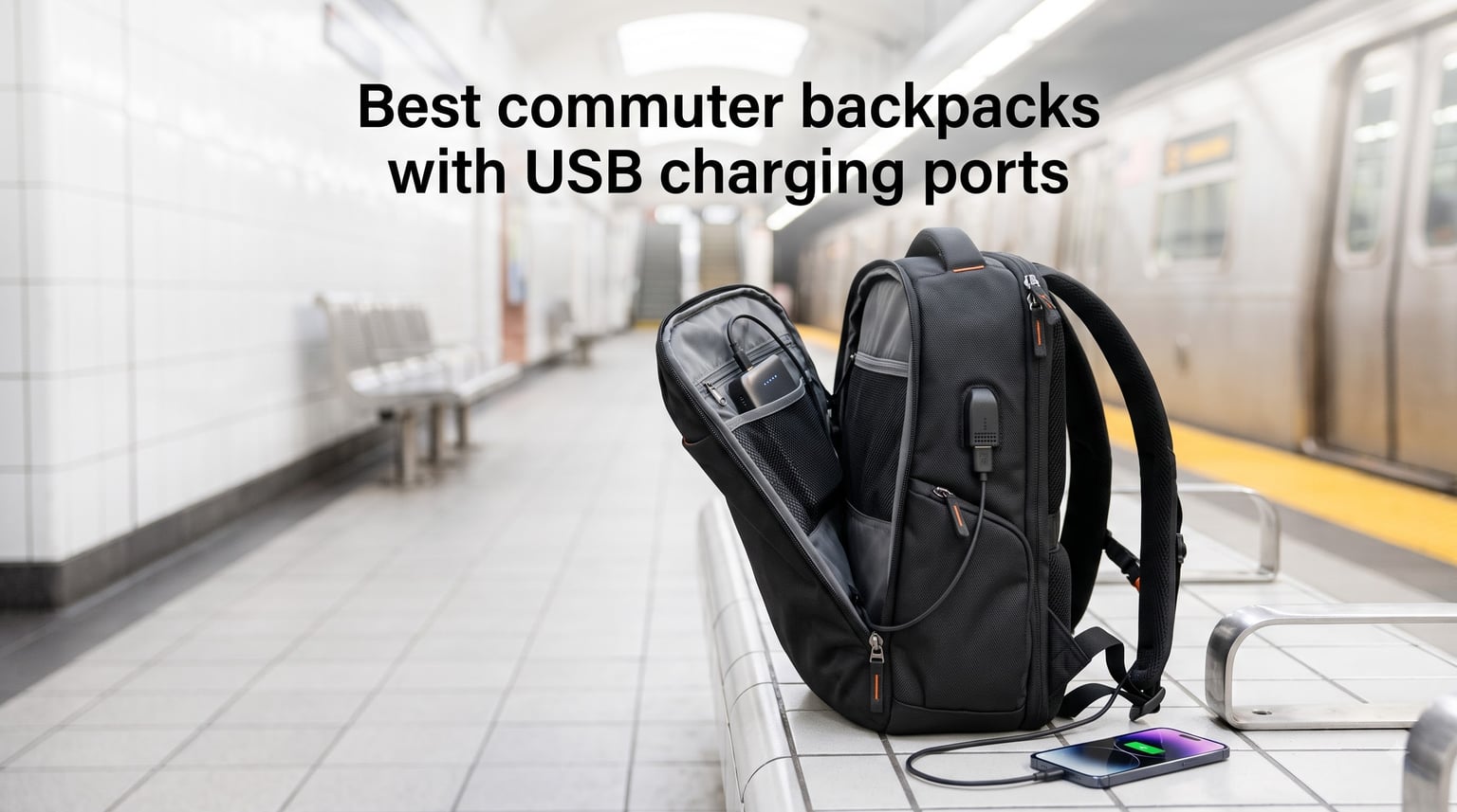 Best commuter backpacks with USB charging ports