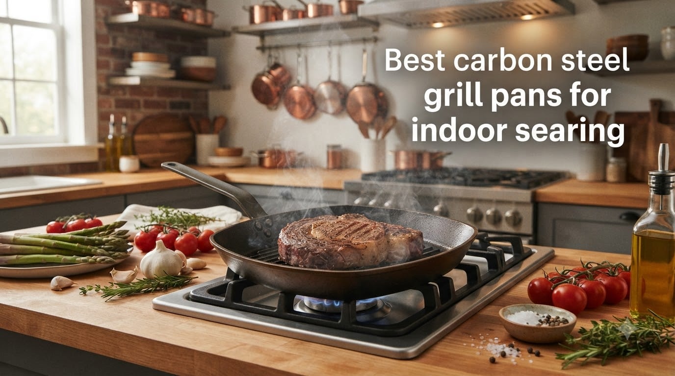 Best carbon steel grill pans for indoor searing