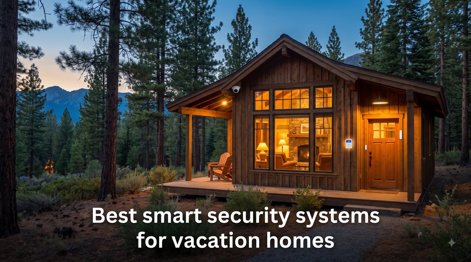 Best smart security systems for vacation homes