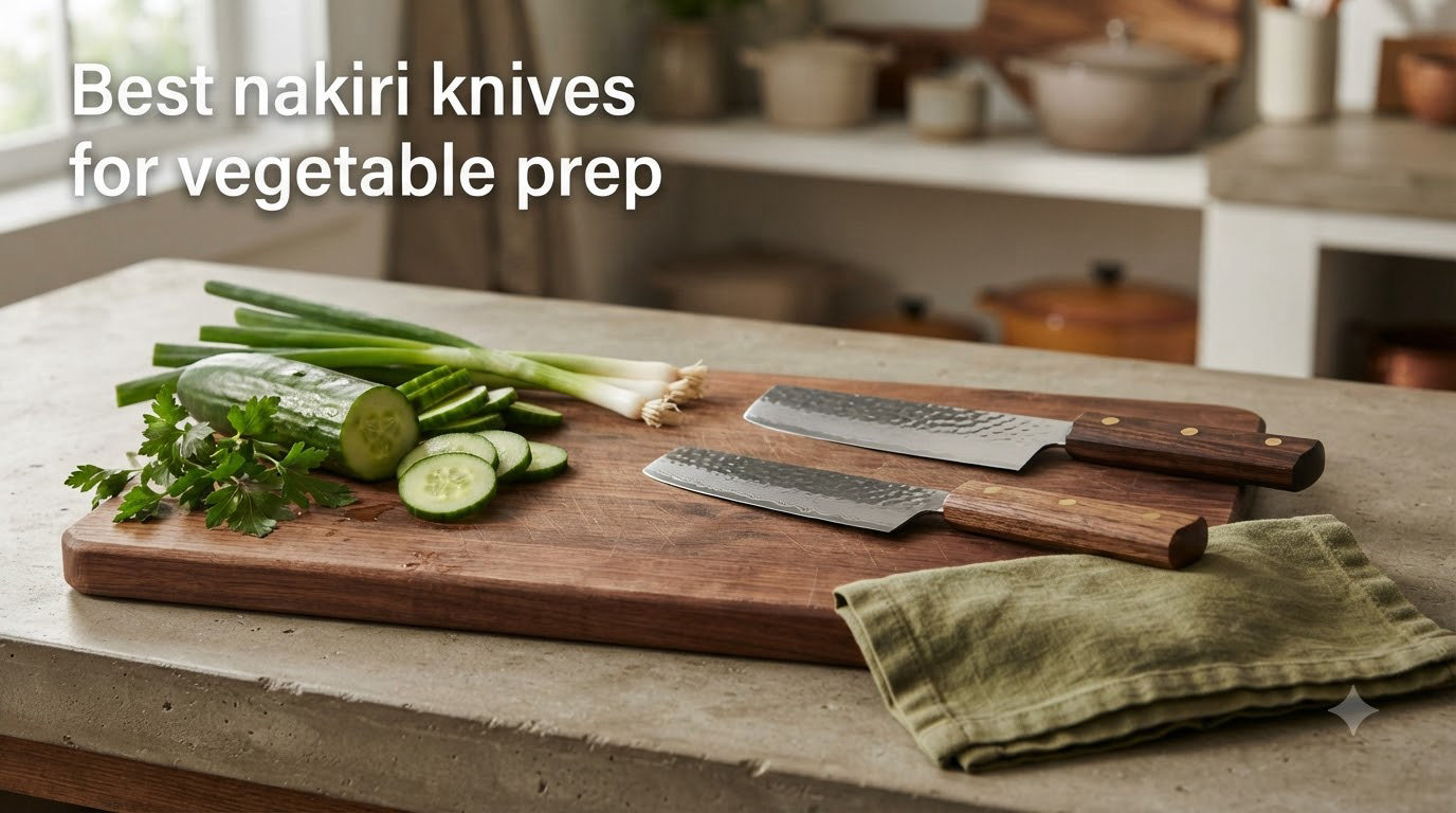 Best nakiri knives for vegetable prep