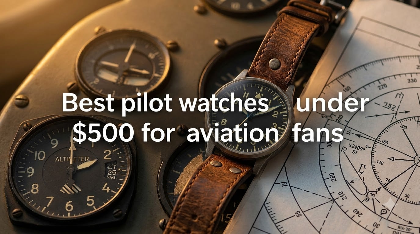 Best pilot watches under $500 for aviation fans