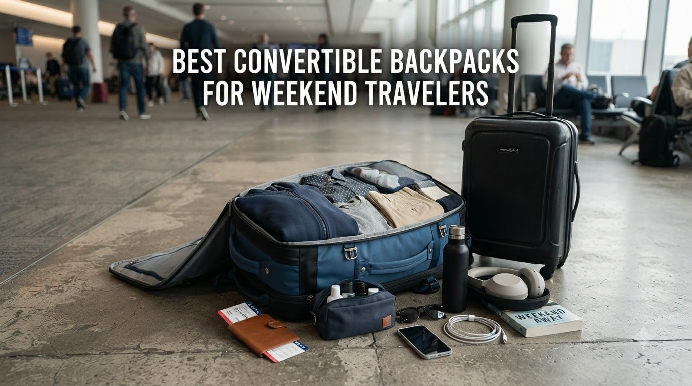 Best convertible backpacks for weekend travelers