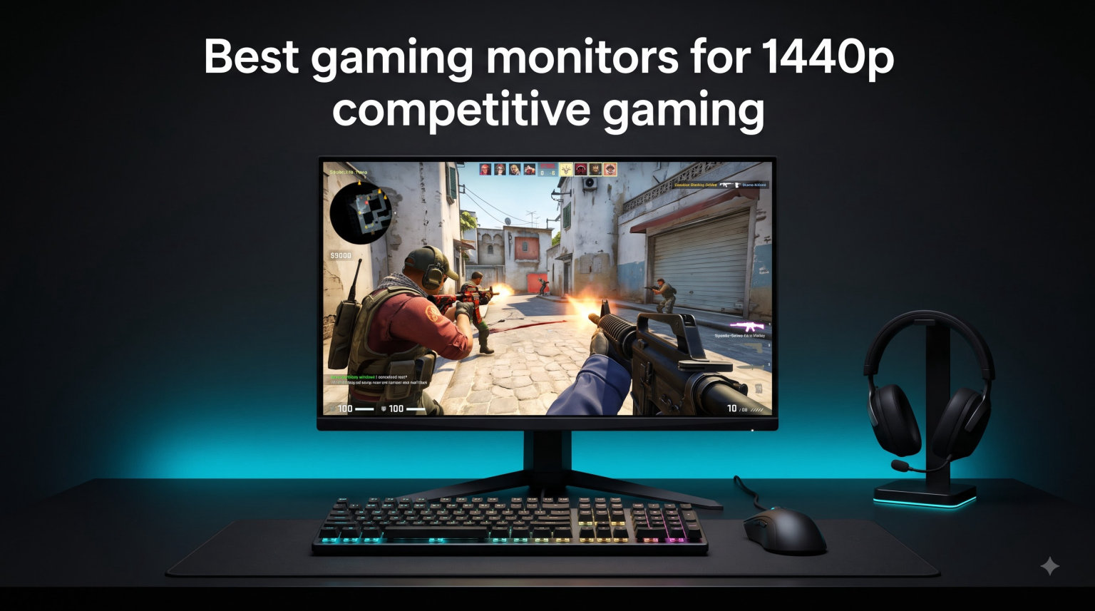 Best gaming monitors for 1440p competitive gaming