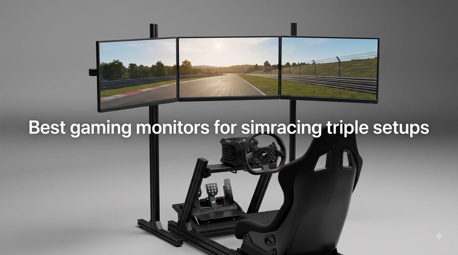 Best gaming monitors for simracing triple setups