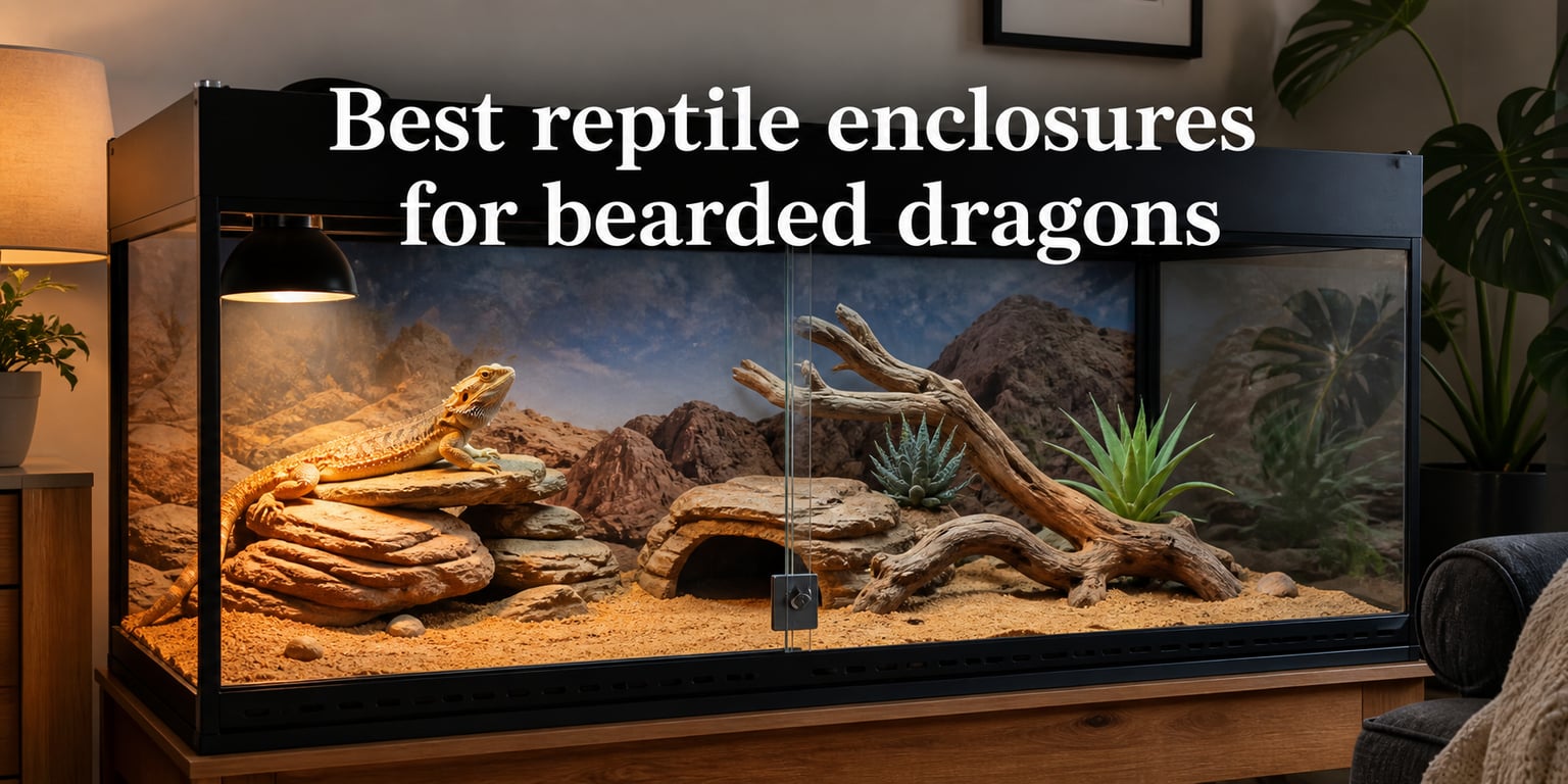 Best reptile enclosures for bearded dragons