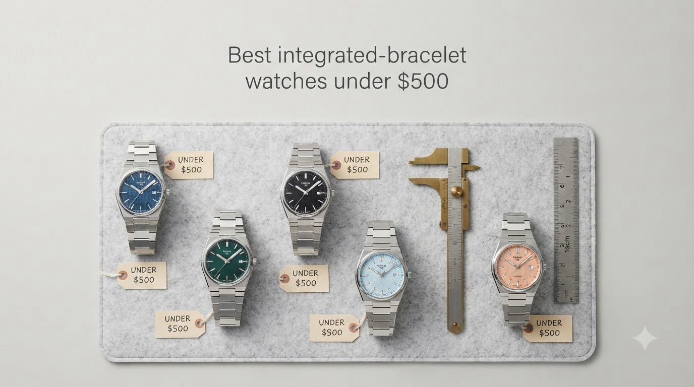 Best integrated-bracelet watches under $500