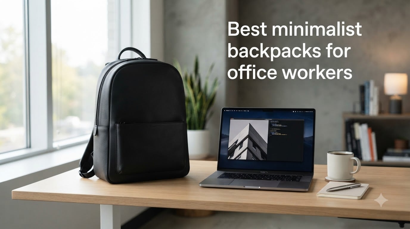 Best minimalist backpacks for office workers