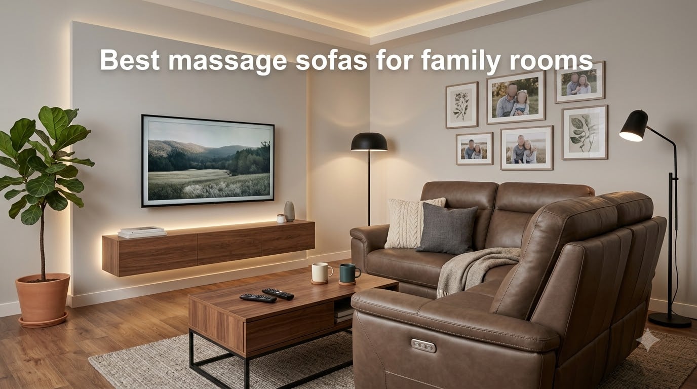 Best massage sofas for family rooms