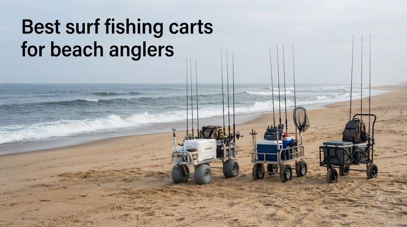 Best surf fishing carts for beach anglers