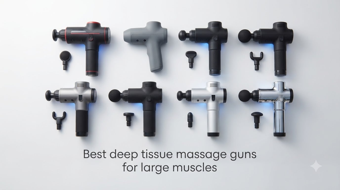 Best deep tissue massage guns for large muscles