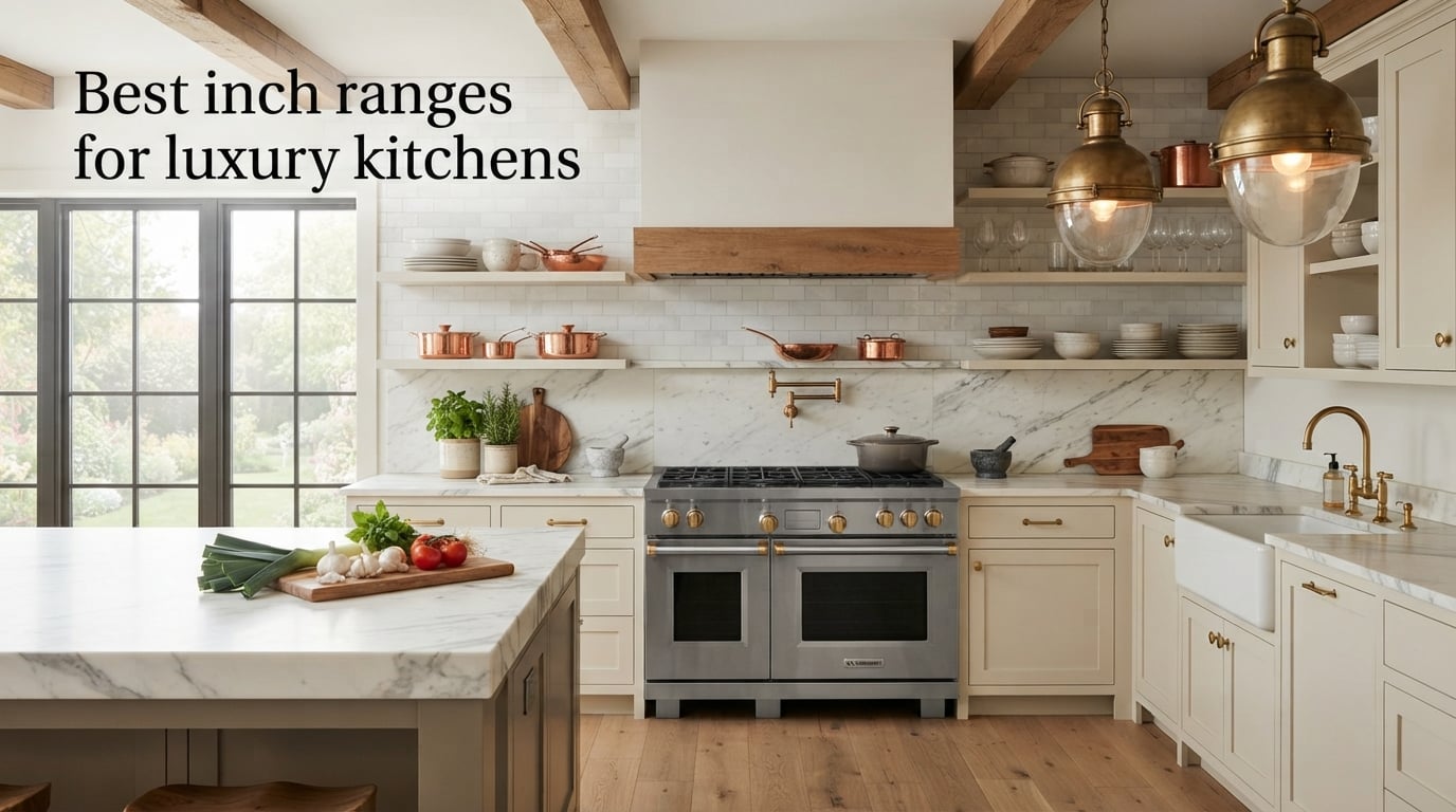 Best 48 inch ranges for luxury kitchens