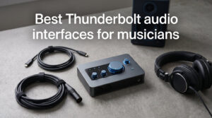 Best Thunderbolt audio interfaces for musicians