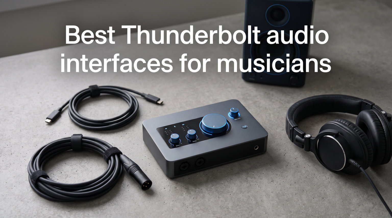 Best Thunderbolt audio interfaces for musicians