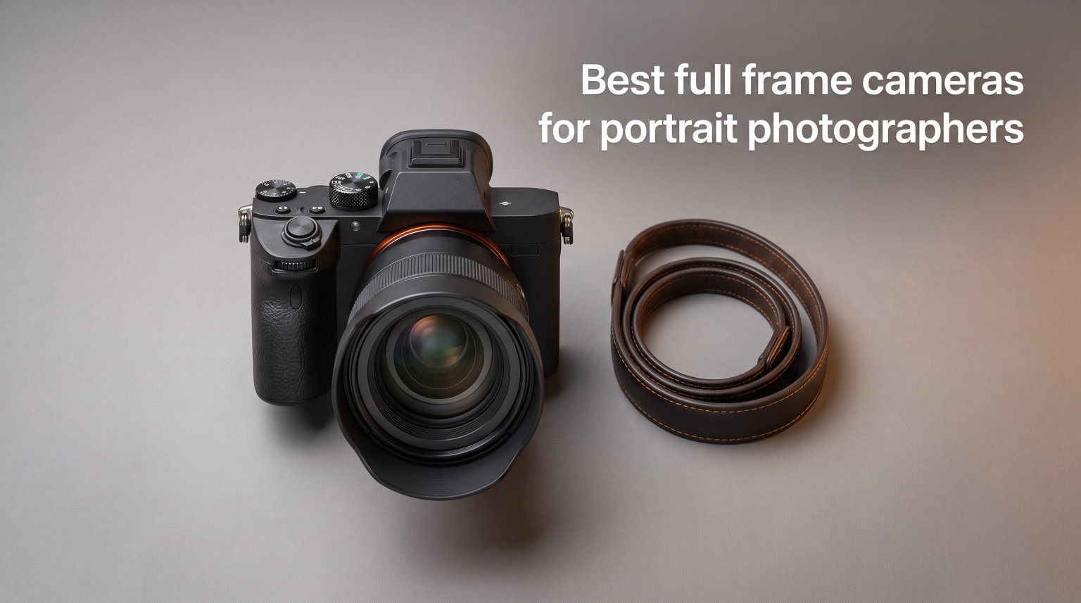 Best full frame cameras for portrait photographers