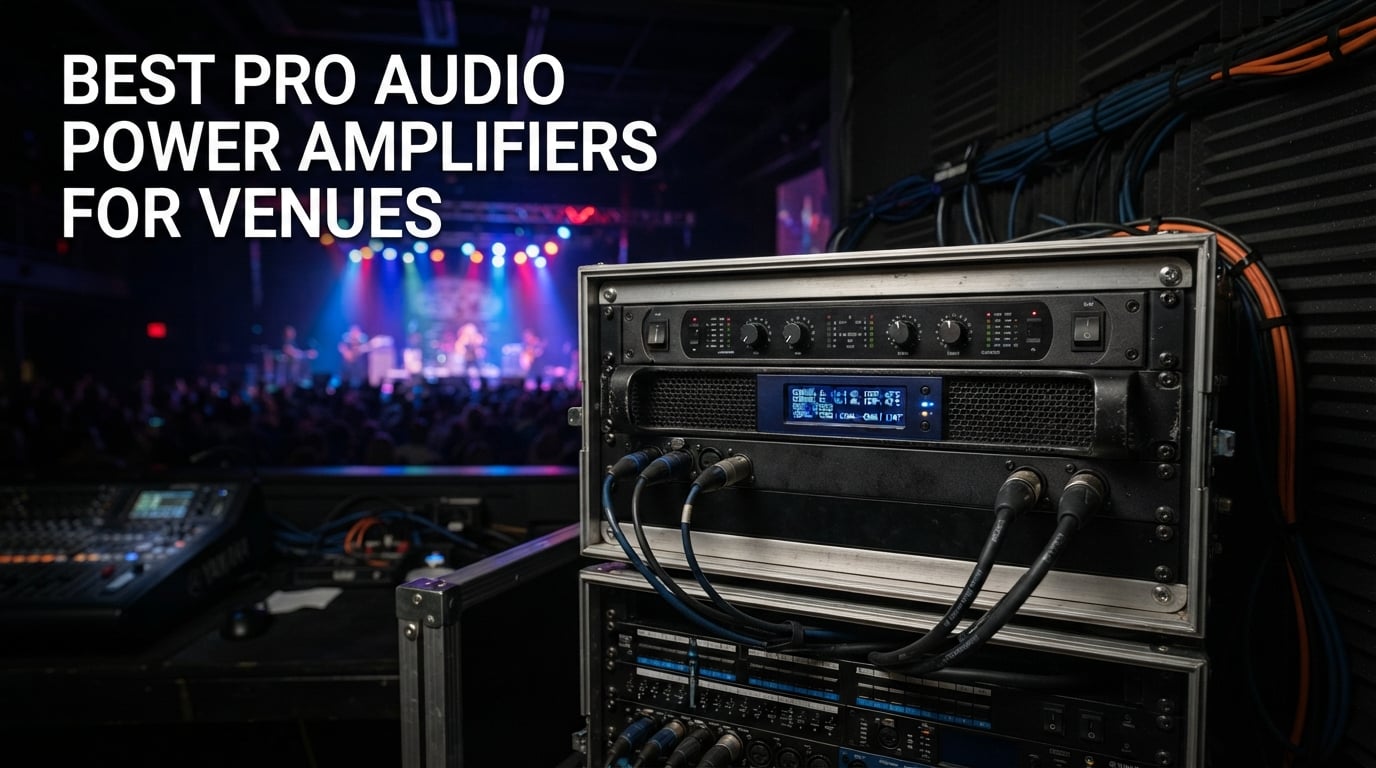 Best pro audio power amplifiers for venues