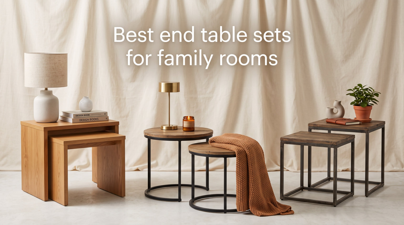 Best end table sets for family rooms