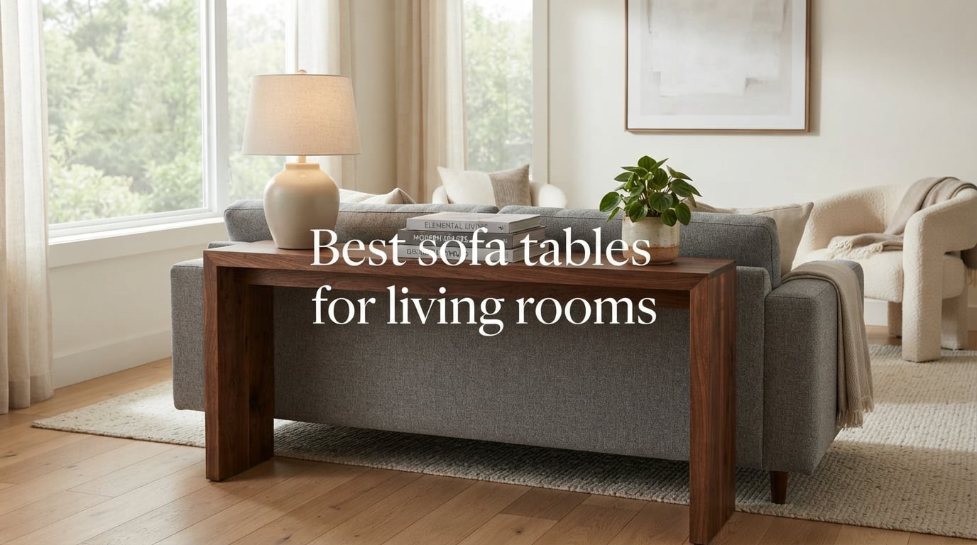 Best sofa tables for living rooms