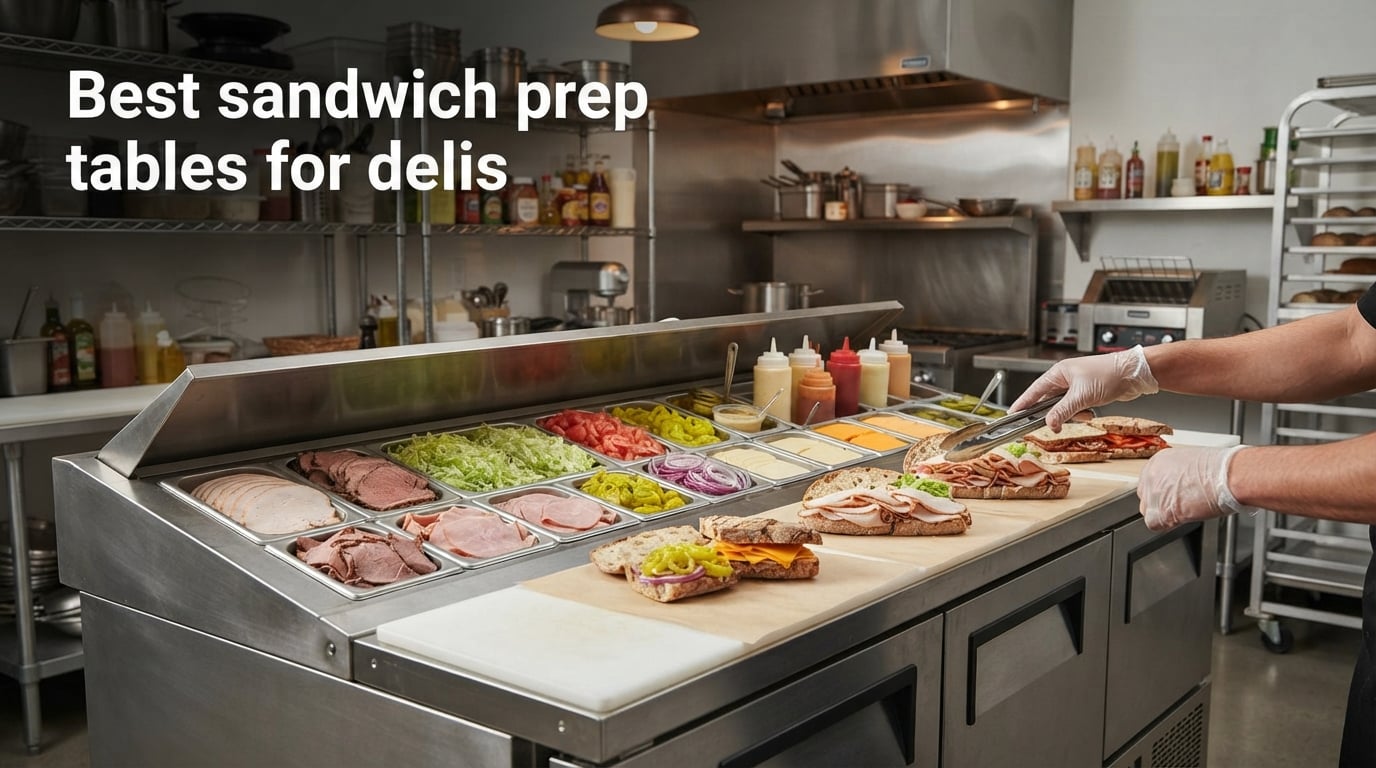 Best sandwich prep tables for delis