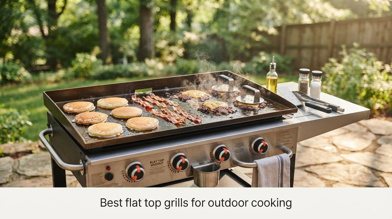 Best flat top grills for outdoor cooking